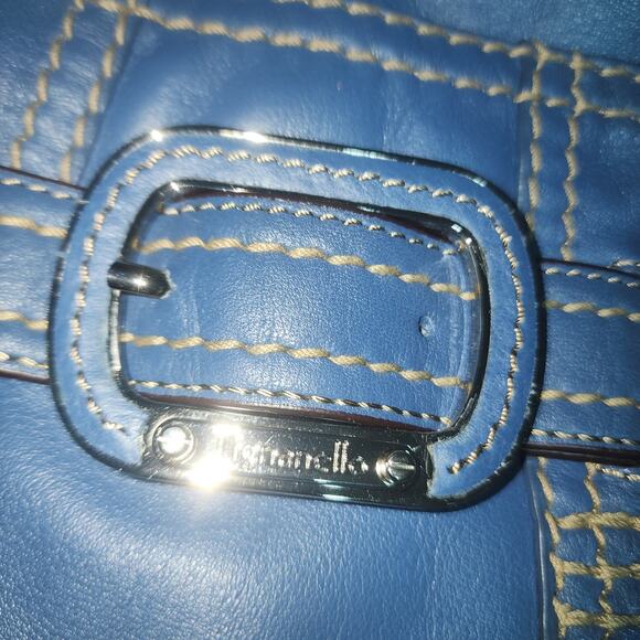TIGNANELLO EUC BLUE LEATHER CROSSBODY BAG